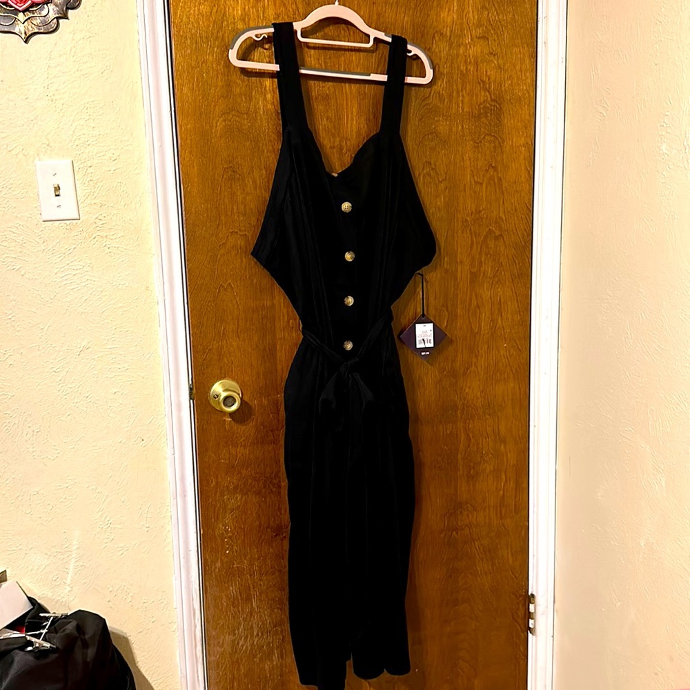 Ava Viv Black jumper dress 4X